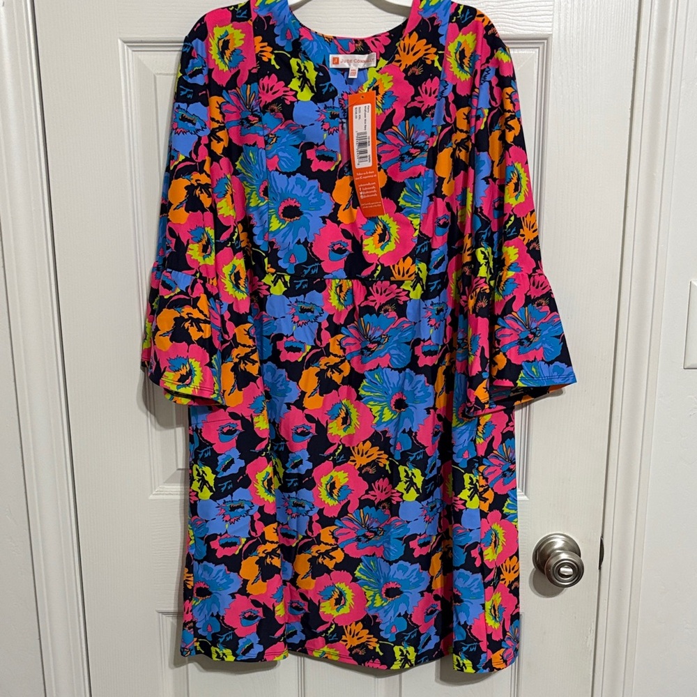 Jude Connally Multicolor Floral Swim Coverup